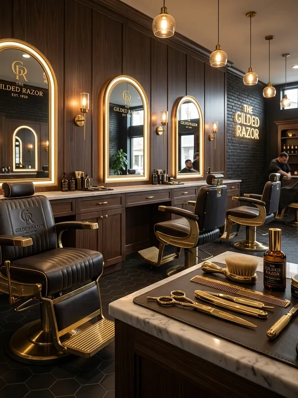 Concepto de barbería premium Jaime Corcho